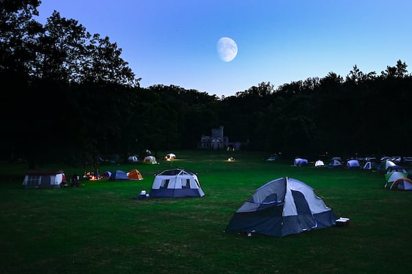 Camping at Squire's Castle