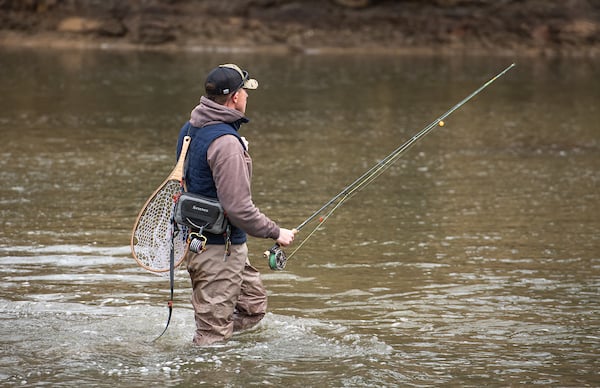 Fisherman in Rocky River