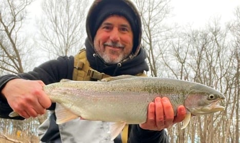 Man holding large fish