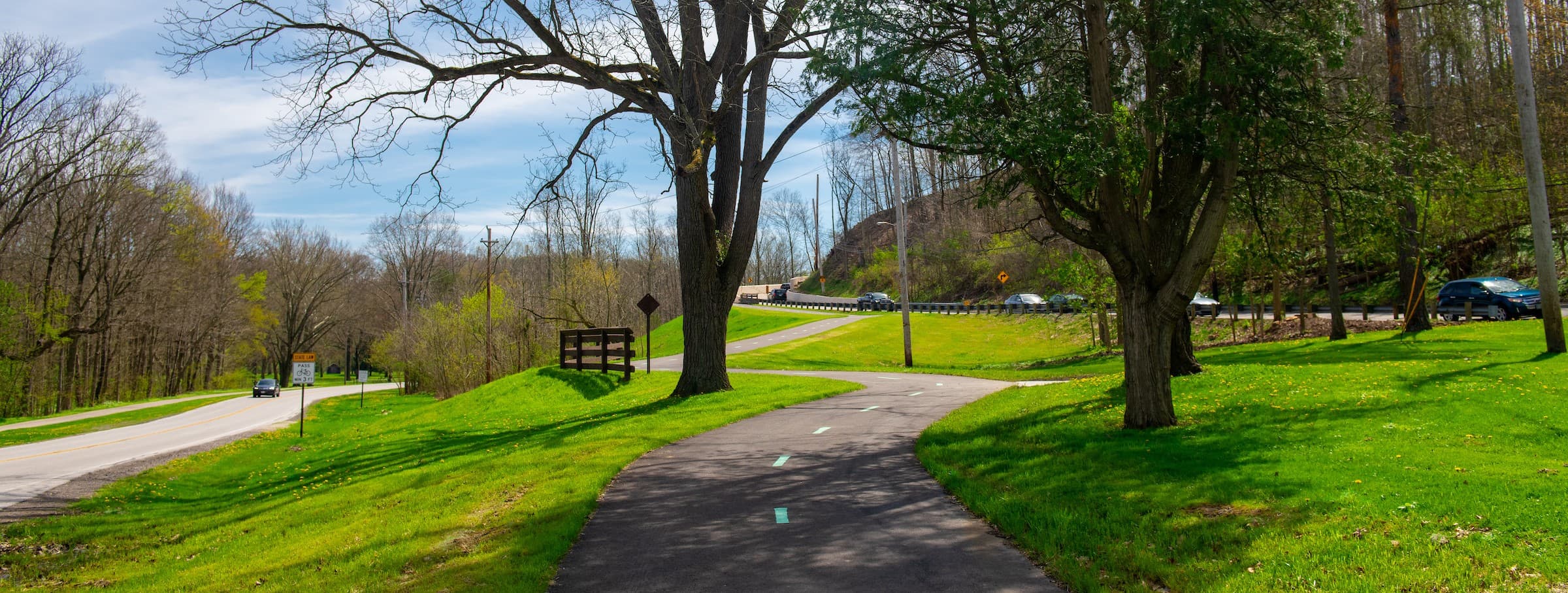 Mastick Trees on Mastick Road Connector Trail Hero Image