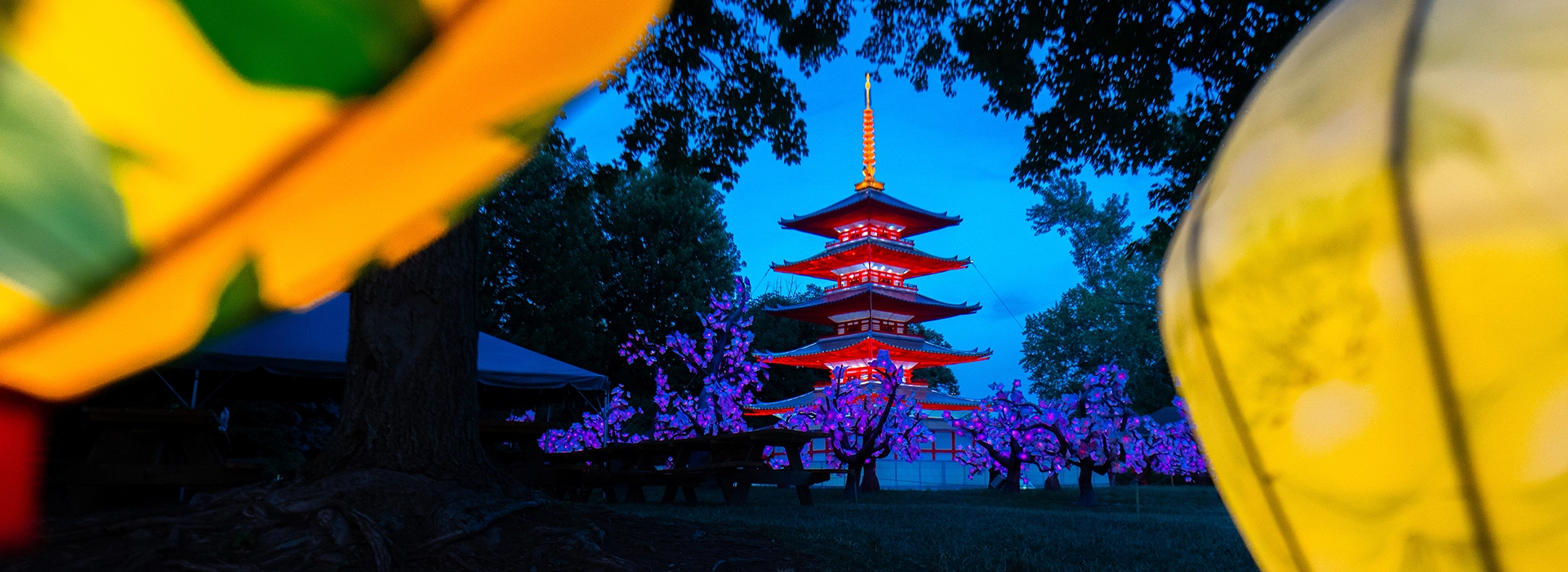 Photo of Asian Lantern Festival Pagoda
