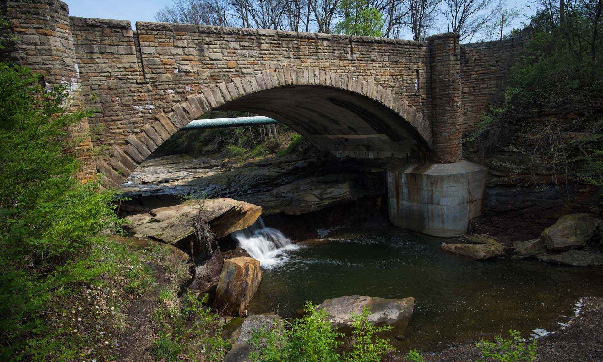 Bridge over water