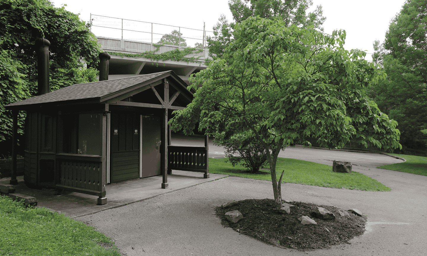 Small building with restroom