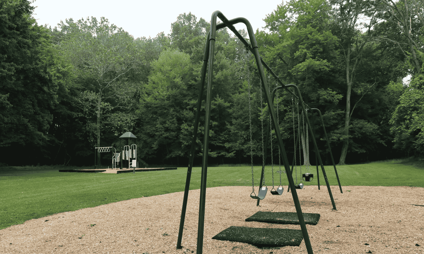 Playground with swings