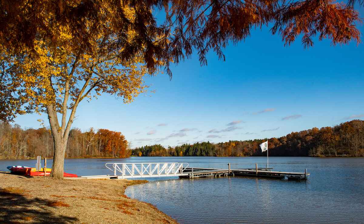 Pier on a lake