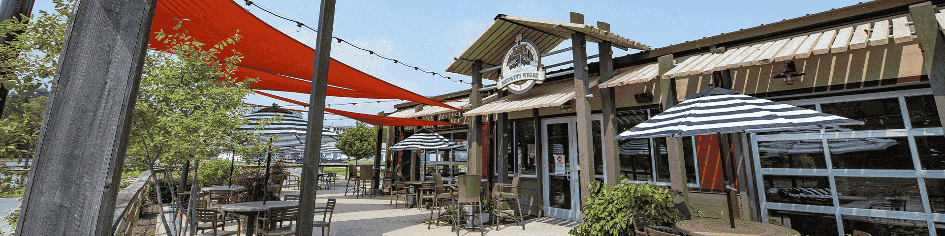 Outside of Merwin's Wharf Restuarant