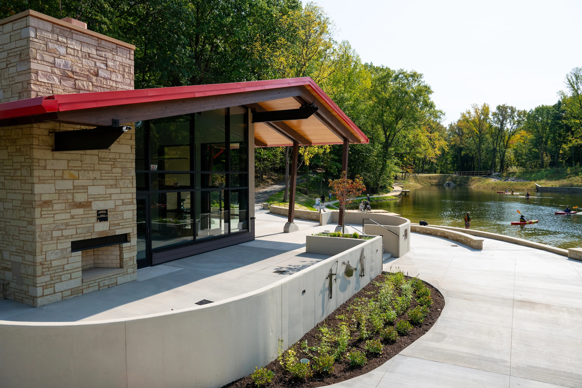 Garfield Park Pond Restoration and Program Center Bridge Hero Image