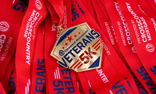 Photo of Veterans Day 5K medals