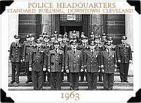 Image of Police Headquarters, Standard Building, Downtown Cleveland, 1963