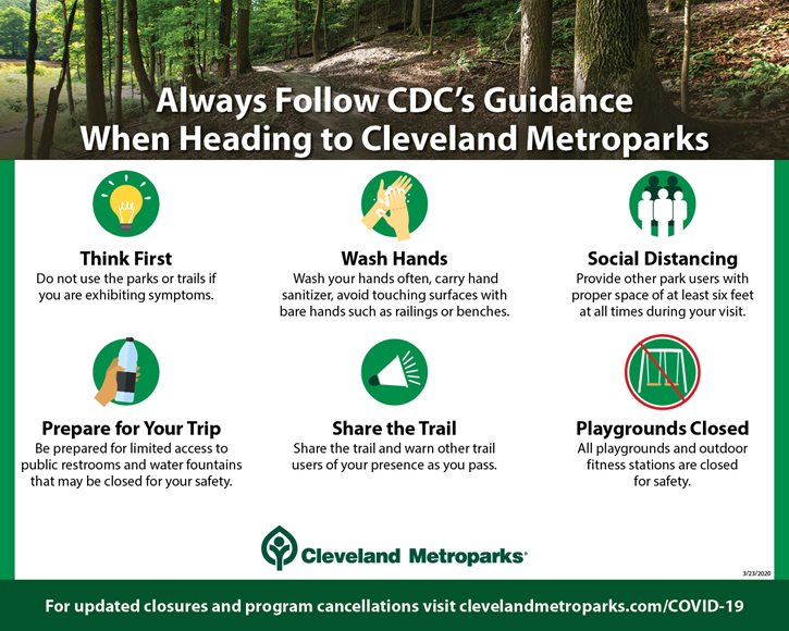 Cleveland Metroparks Covid 19 Updates Closures And Cancellations Cleveland Metroparks
