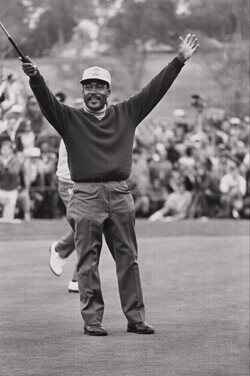 Charles "Charlie" Sifford black and white photo