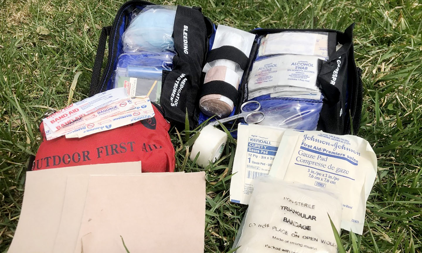 Inside a First Aid Kit 