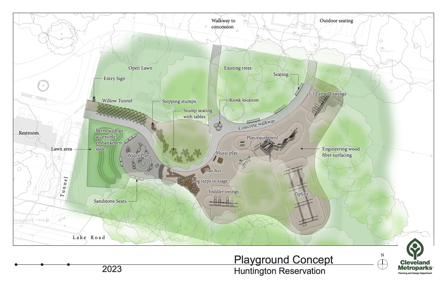 Cleveland Metroparks Announces New Children’s Play Space Coming to Huntington Reservation