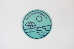 Edgewater Beach Sticker